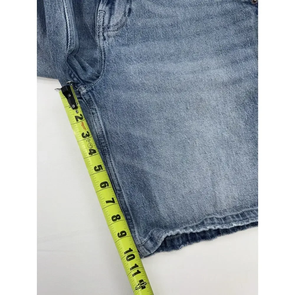 Hollister Men Zipper fly Baggy denim jeans shorts size 32
